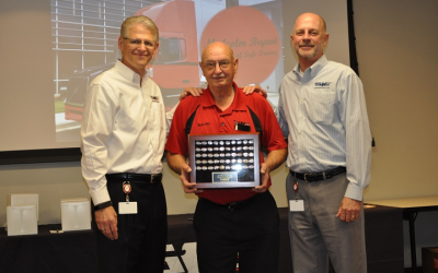 Southeastern Trucker Recognized for 50 Years of Safe Driving