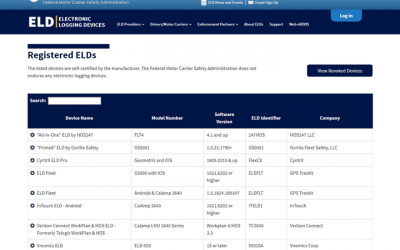 How Accurate Is FMCSA’s List of Registered ELDs?